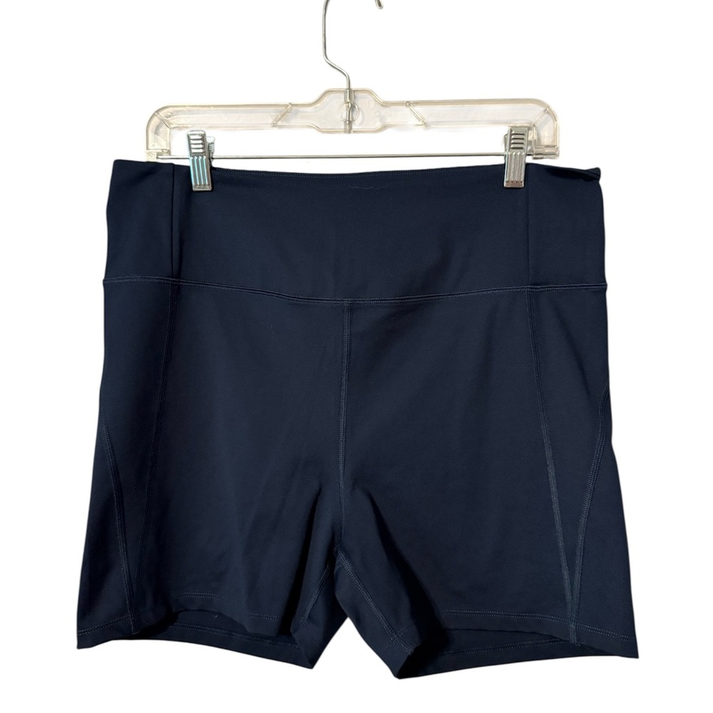 Girlfriend Collective Spandex Navy Shorts